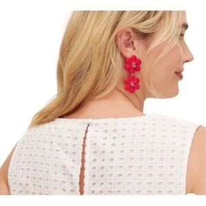 NWT Kate Spade x Target Floral Linear Earrings 🌺